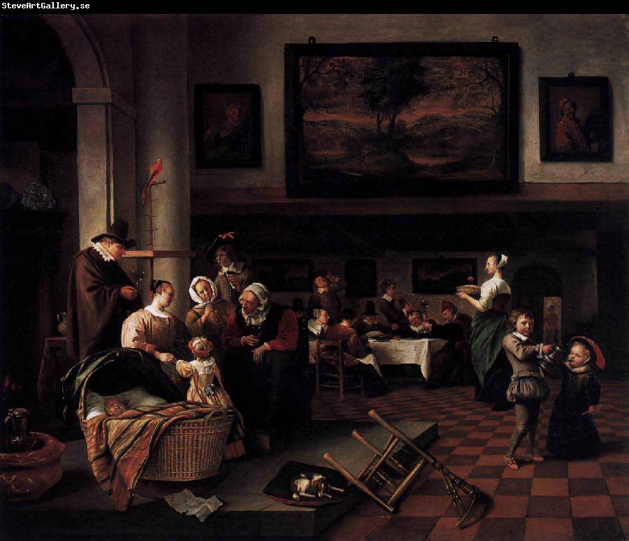 Jan Steen Baptism